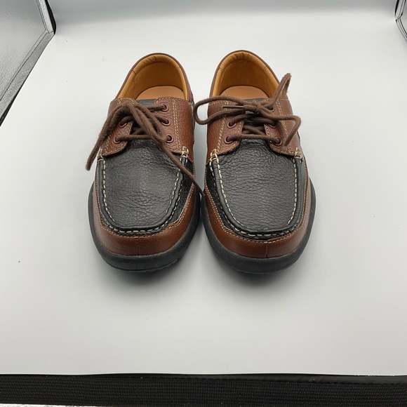 Dr. Comfort Other - Dr. Comfort Patrick Men's 8.5M Brown Black Leather‎ Therapeutic Boat Shoes